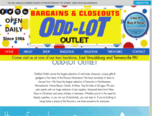 Tablet Screenshot of oddlotoutlet.com